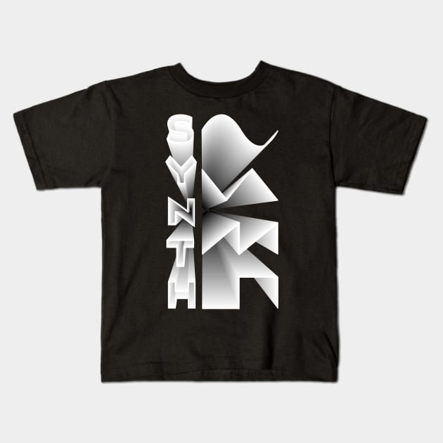 Synth Waveform Audio Analog Design Modular Gift Kids T-Shirt by star trek fanart and more